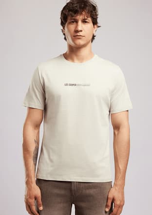 262 Lcm 242006 Erkek Bej O Yaka T-shirt - 1