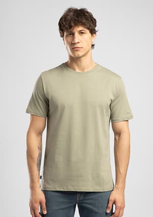 262 Lcm 242001 Erkek Yeşil O Yaka T-shirt - 1