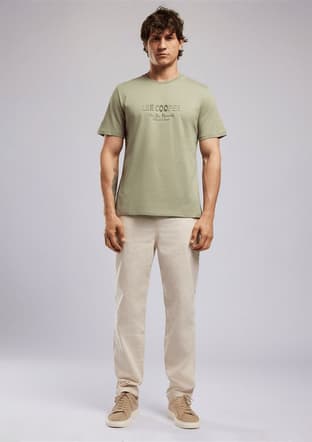 262 Lcm 242012 Erkek Yeşil O Yaka T-shirt - 1