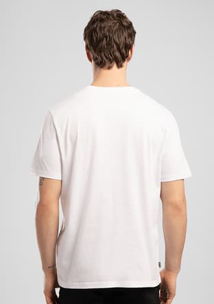 262 Lcm 242001 Erkek Beyaz O Yaka T-shirt - 3