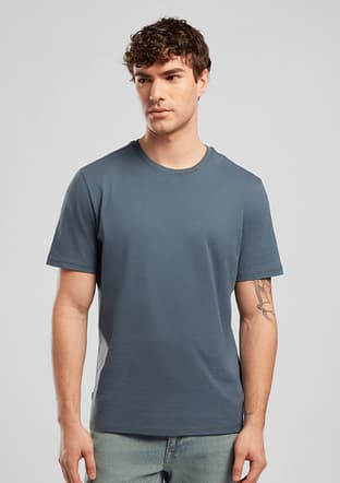262 Lcm 242001 Erkek Lacivert O Yaka T-shirt - 2