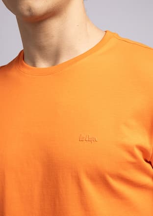262 Lcm 242033 Erkek Turuncu O Yaka T-shirt - 3