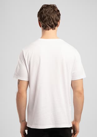 262 Lcm 242005 Erkek Beyaz O Yaka T-shirt - 3