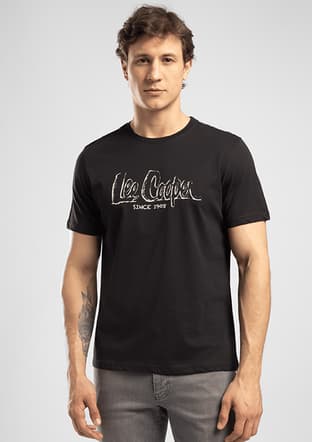 262 Lcm 242005 Erkek Siyah O Yaka T-shirt - 2