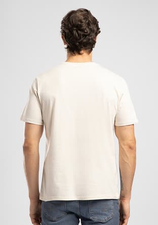 262 Lcm 242033 Erkek Bej O Yaka T-shirt - 2