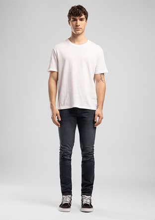 262 Lcm 242058 Erkek Beyaz O Yaka T-shirt - 1
