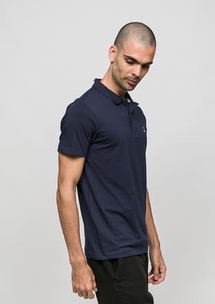 Joe46150 Erkek Lacivert Polo Yaka T-shirt - 2