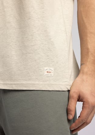 262 Lcm 242058 Erkek Bej O Yaka T-shirt - 3