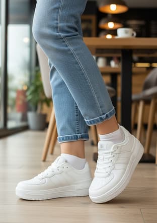 A10206546112010 Kadın Beyaz Sneaker - 2