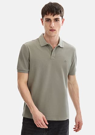 B35S10042 Erkek Yeşil Polo Yaka T-shirt - 2