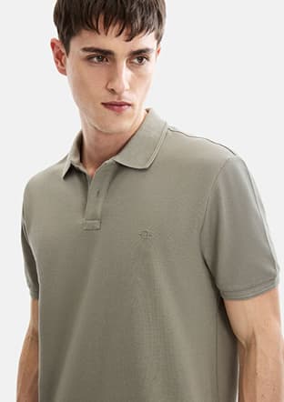 B35S10042 Erkek Yeşil Polo Yaka T-shirt - 3