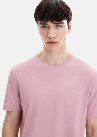 B35S10004 Erkek Sarı Bisiklet Yaka T-shirt - 2