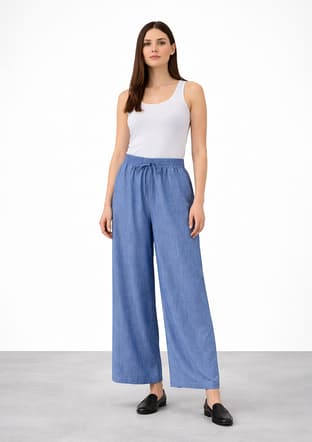 26Yt208 Kadın Lacivert Pantolon - 1
