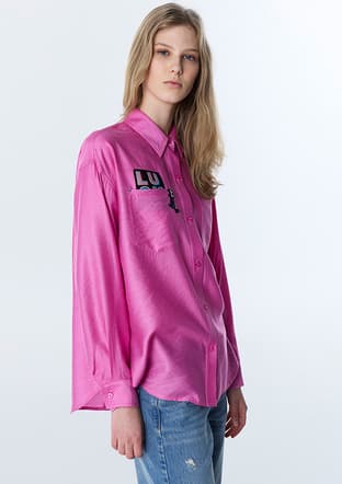 Ts1260025159 Kadın Pembe Gömlek - 3