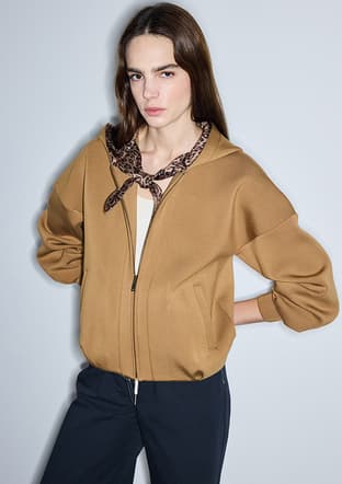 Is1260091013 Kadın Kahverengi Sweatshirt - 1