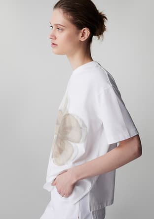 Is1260070074 Kadın Beyaz Kısa Kol T-shirt - 4