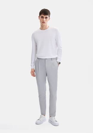 Bpn3101800000 Erkek Gri Pantolon - 1