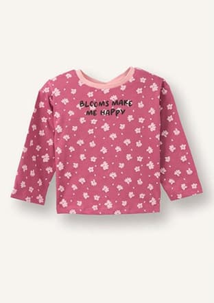 G9383A5Dfa Kız Bebek Pembe Uzun Kol T-shirt - 1