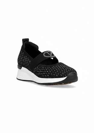 26Y305-2 Sy Kadın Siyah Sneaker - 2