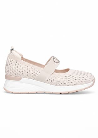 26Y305-2 Bj Kadın Bej Sneaker - 1