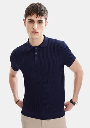 Btr4003300000 Erkek Lacivert Triko T-shirt - 3