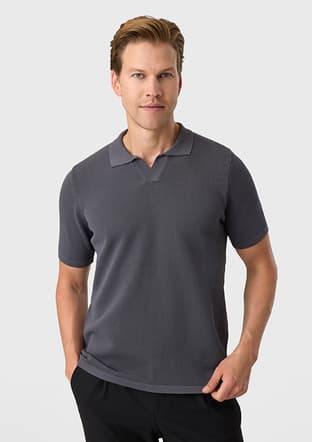 Btr4003400000 Erkek Antrasit Triko T-shirt - 1