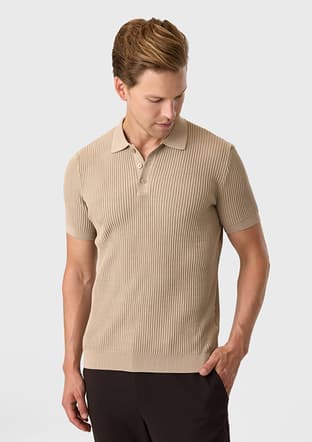 Btr4003300000 Erkek Bej Triko T-shirt - 3