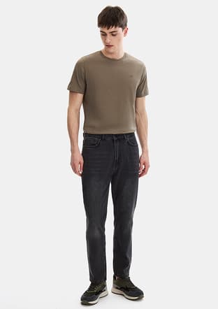 B35S35020 Erkek Gri Jean Pantolon - 1