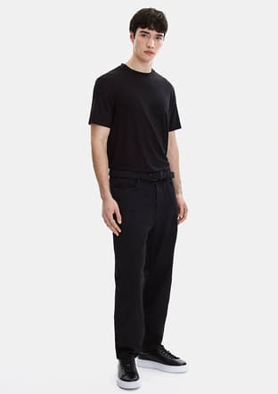 B35S35020 Erkek Siyah Jean Pantolon - 1