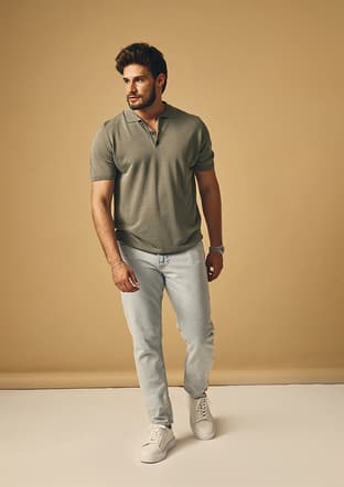 B35S35013 Erkek Lacivert Jean Pantolon - 1