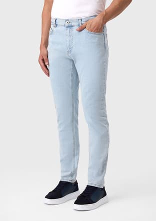 B35S35013 Erkek Lacivert Jean Pantolon - 2