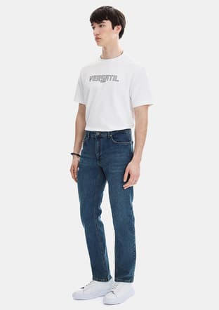 B35S35012 Erkek Mavi Jean Pantolon - 2