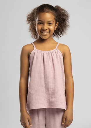 262 Lcg 242002 Kız Çocuk Pembe Bluz - 1