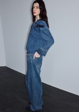 Is1260018003 Kadın Mavi Jean Pantolon - 3