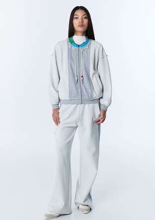 Ts1260091024 Kadın Gri Sweatshirt - 2