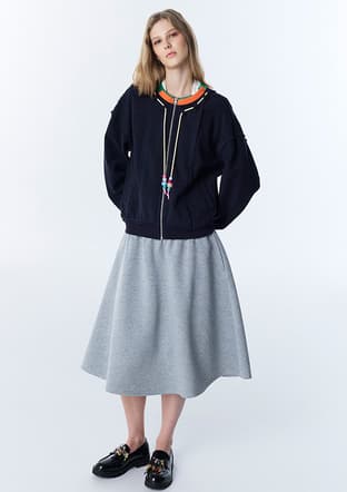 Ts1260091024 Kadın Lacivert Sweatshirt - 2