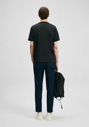 111020307 Erkek Siyah Baskılı T-shirt - 2