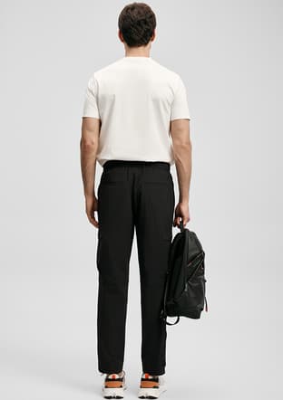 111020307 Erkek Beyaz Baskılı T-shirt - 2
