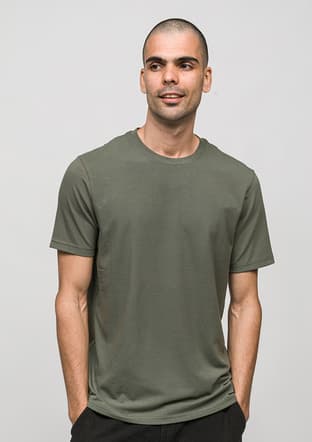 Joe41420 Erkek Yeşil Bisiklet Yaka T-shirt - 3