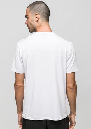 Joe41420 Erkek Beyaz Bisiklet Yaka T-shirt - 3