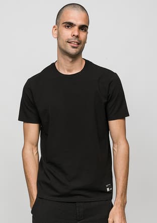Joe41420 Erkek Siyah Bisiklet Yaka T-shirt - 1