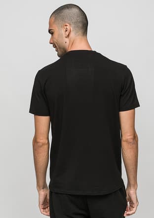 Joe41420 Erkek Siyah Bisiklet Yaka T-shirt - 3