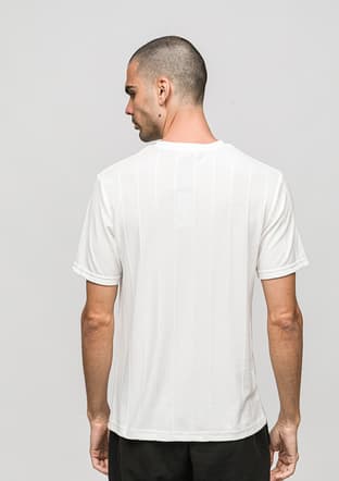 Joe42030 Erkek Beyaz Bisiklet Yaka T-shirt - 3