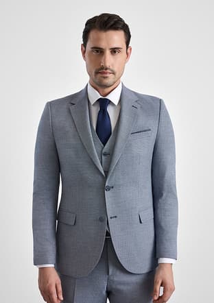 Tk1001100169 Erkek Mavi Takım Elbise - 2