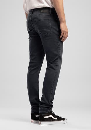 262 Lcm 121054 Erkek Siyah Jean Pantolon - 3