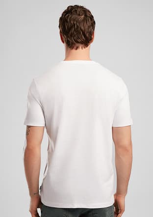 262 Lcm 242004 Erkek Beyaz O Yaka T-shirt - 2
