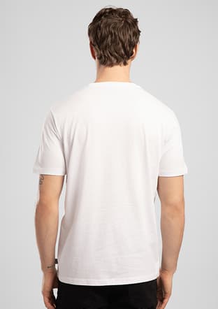 262 Lcm 242004 Erkek Beyaz O Yaka T-shirt - 3