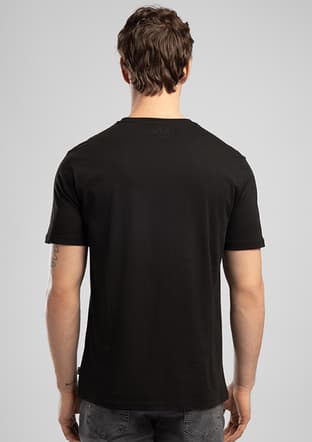 262 Lcm 242004 Erkek Siyah O Yaka T-shirt - 3