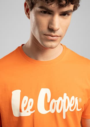 262 Lcm 242004 Erkek Turuncu O Yaka T-shirt - 3