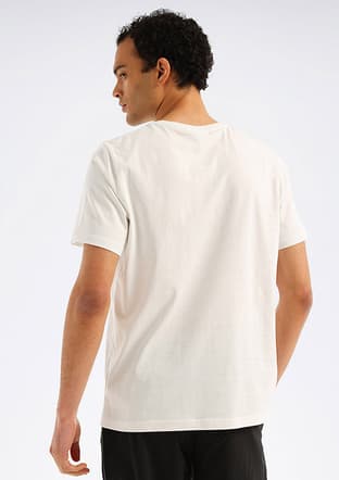 A10220456607010 Erkek Beyaz Kısa Kol T-shirt - 2